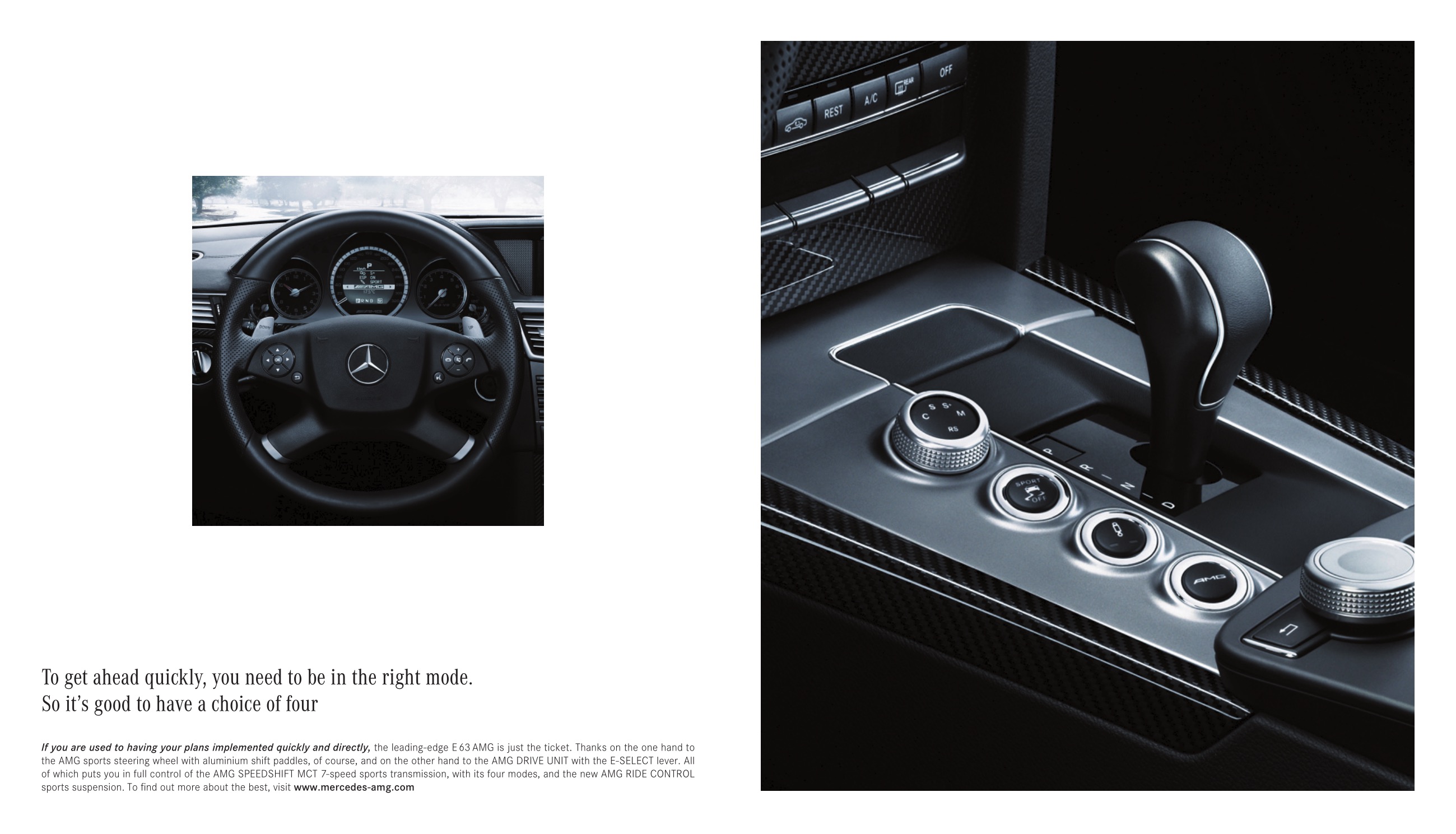 2010 Mercedes-Benz E-Class AMG Brochure Page 9